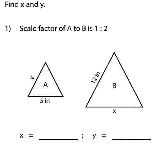 Find X and Y. Please put an explanation on how you got the answer.-example-1