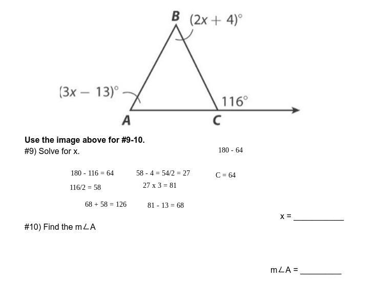 I need help with 9 and 10-example-1