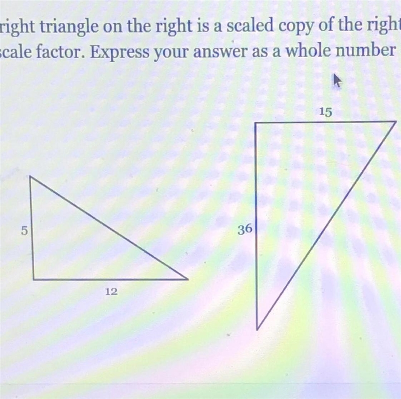 Pls help identify the scale factor-example-1