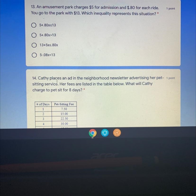 Help with number 13 A: is the first answer B:is the second answer C: is the third-example-1