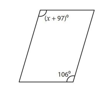 Determine the value of x.-example-1