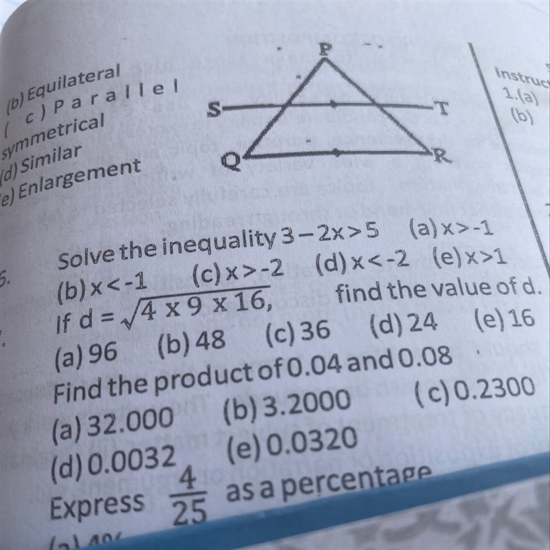 What is the Value of d-example-1