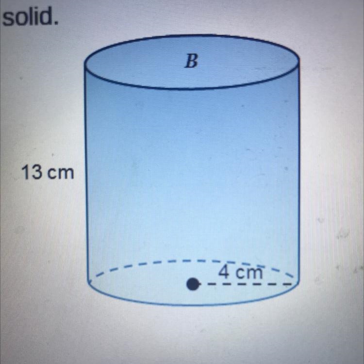 Calculate the volume of the cylinder-example-1