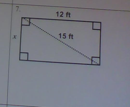 What's the work and answer for this problem with the Pythagorean theorem-example-1