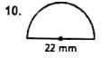 What is perimeter of the semi circle?-example-1