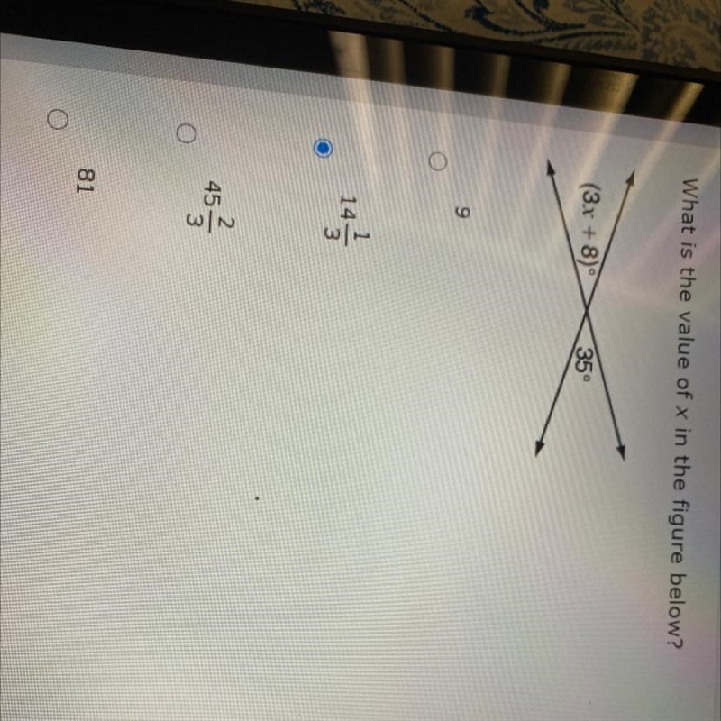 What is the value of x in the figure below-example-1