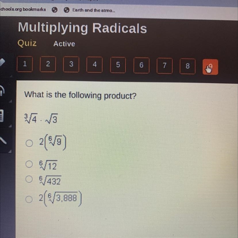 3 square root 4 • square root 3-example-1