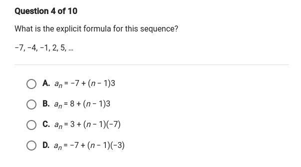 What is the explicit formula for this sequence-example-1