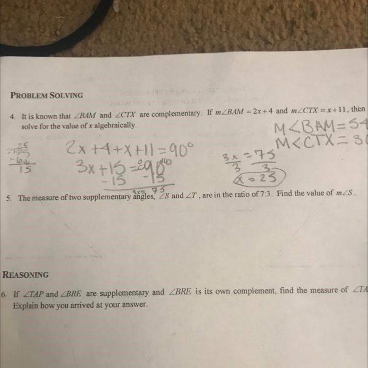 I NEED THE ANSWER FOR JUST NUMBER 5 PLEASE-example-1