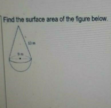 Find the surface area of the figure below​-example-1