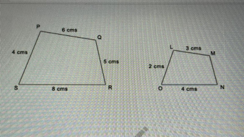 The two quadrilaterals are similar. Write a proportion and solve for MN in the image-example-1