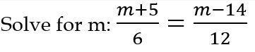 HELP DUE IN 20 MINS! Leave answers as simplified fractions if necessary. m =??-example-1