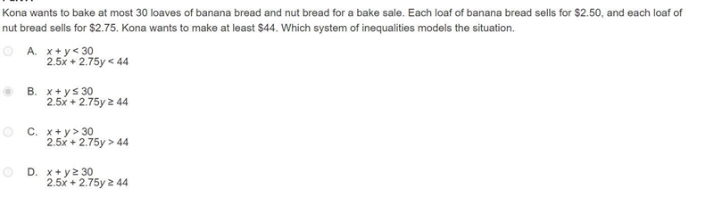 HELP ASAP please graph the equation, i know its b please graph it!!-example-1