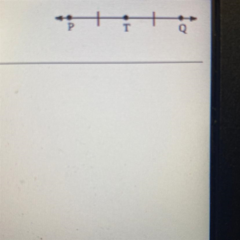 ￼use the figure to find the value of PT. PT = 5x + 7 and TQ = 9x-5-example-1