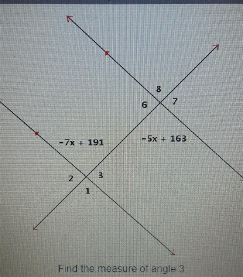 Find the measure of angle 3​-example-1