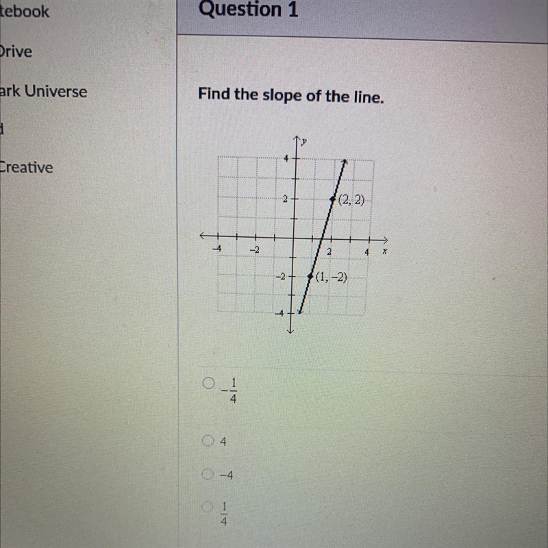 What is the slope of the line-example-1