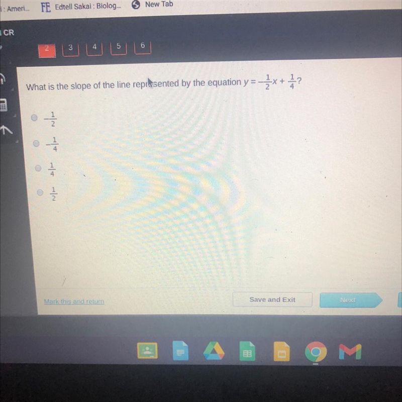 What is the slope of the line represented by the equation?-example-1