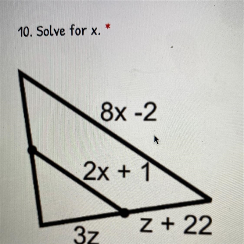 Solve for x. And solve for Z-example-1