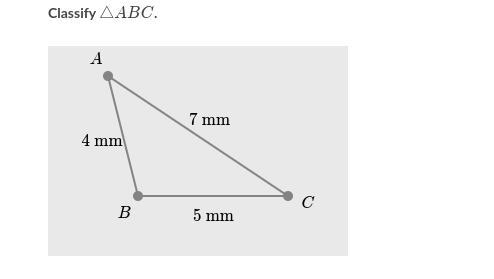 (Choice A) A Equilateral triangle (Choice B) B Isosceles triangle (Choice C) C Right-example-1