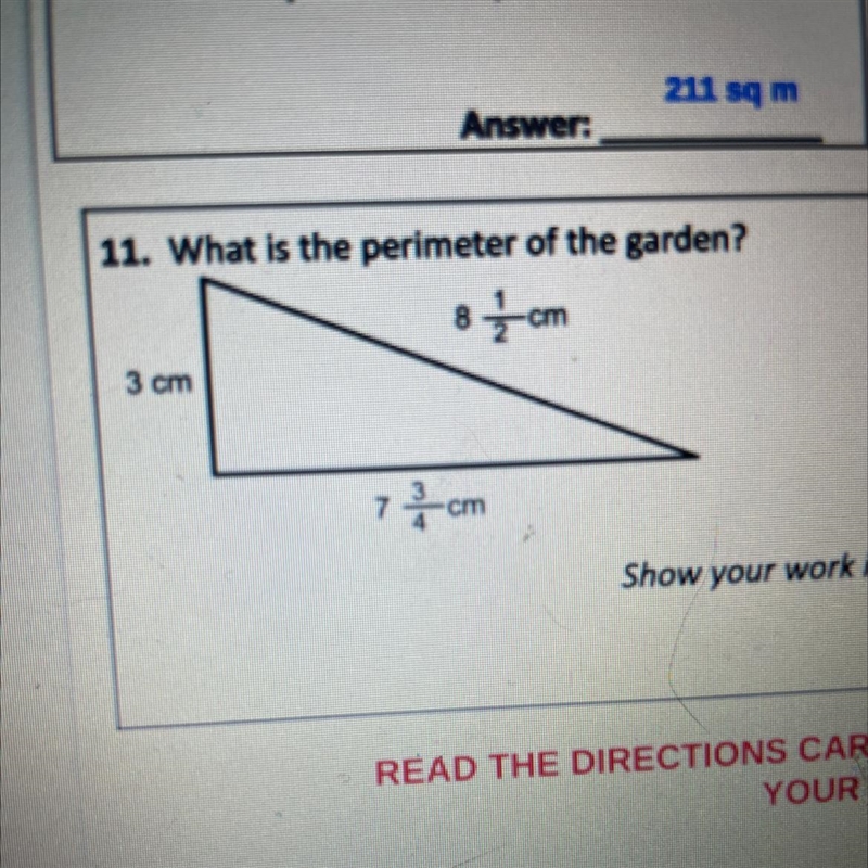 11. What is the perimeter of the garden?-example-1