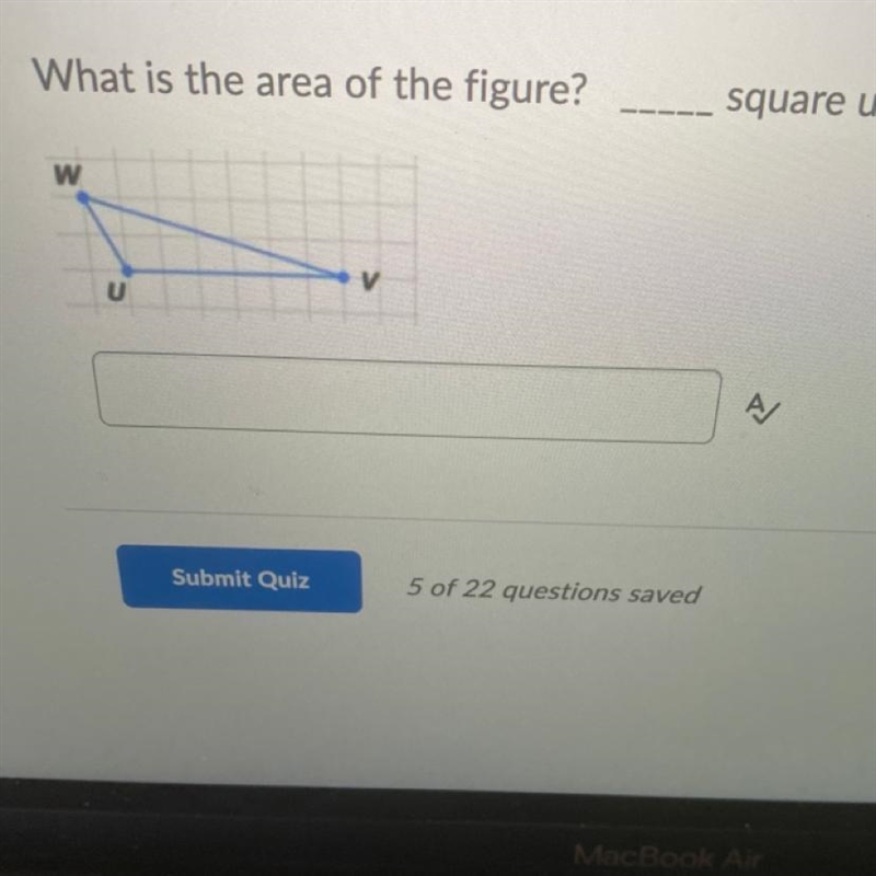 What is the area of the figure?in square units-example-1