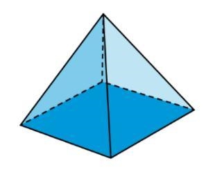 1. What is the shape formed by a horizontal cross-section parallel to the base of-example-1