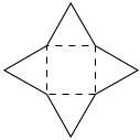 Which solid figure has the following net? square prism square pyramid triangular pyramid-example-1