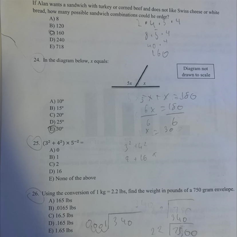 I need help on 25 please and thank you-example-1