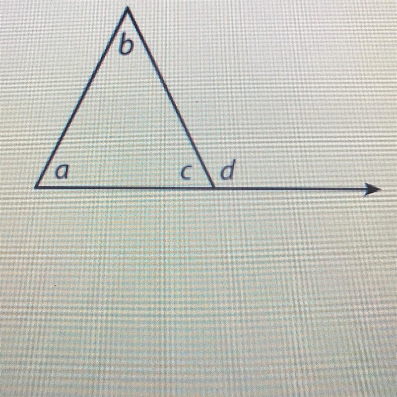 Which of the following terms best describes Zd? A) Remote Interior Angle B) Corresponding-example-1