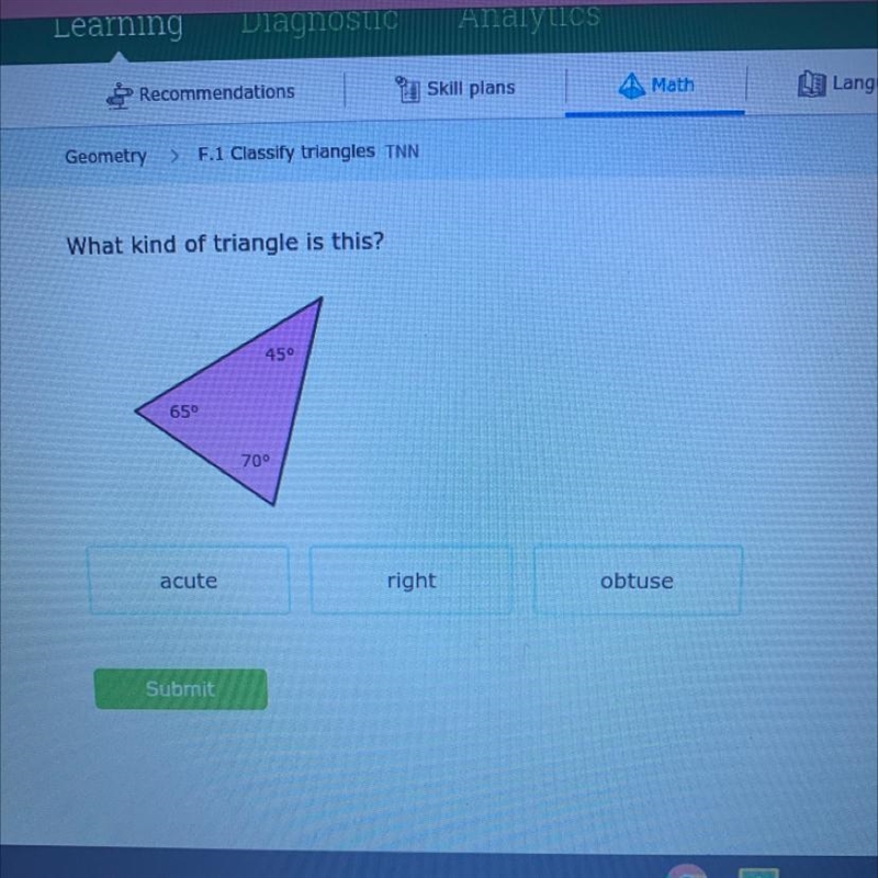 What kind of triangle is this?-example-1