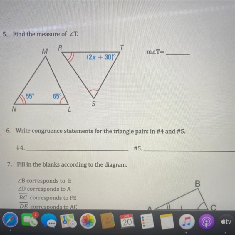 Help on 5 and 6 please-example-1