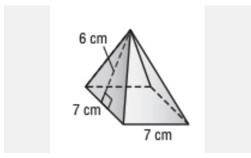 HELP ASAP TYSM TYSM What is the surface area of the square pyramid? I put a picture-example-1