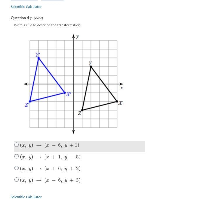 Write a rule to describe the transformation on a graph-example-1