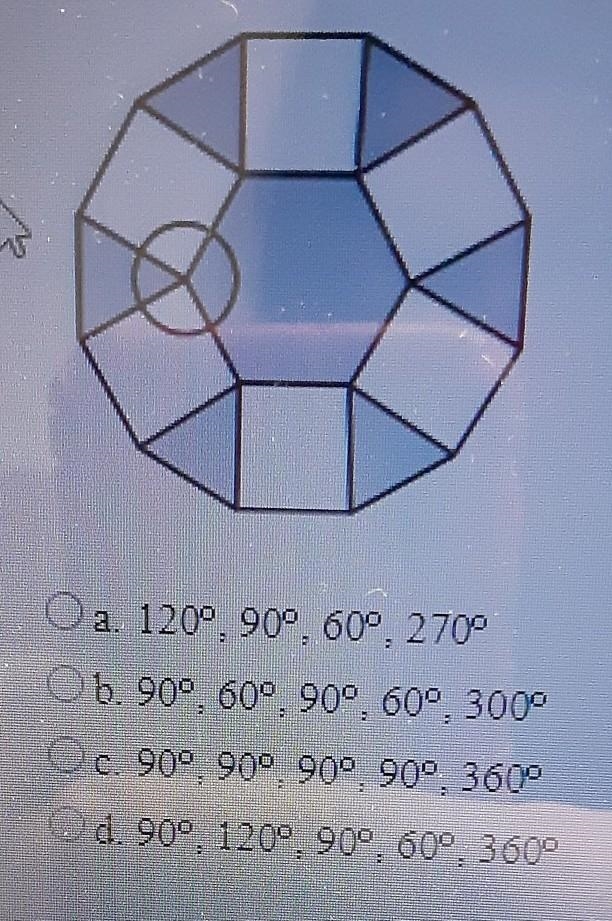 ART Rachaunn is laying out a pattern for a stained glass window. So far he has placed-example-1