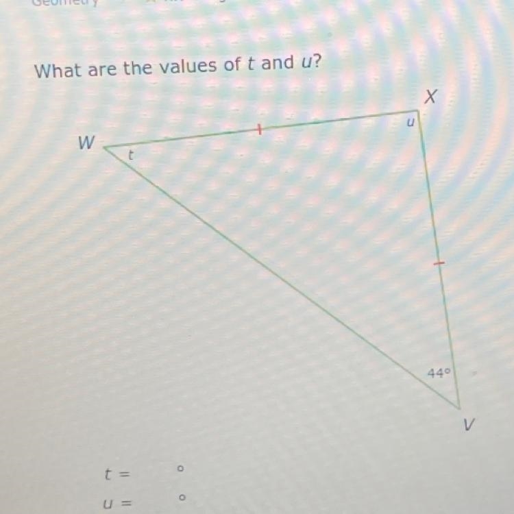 What are the values of t and u?-example-1