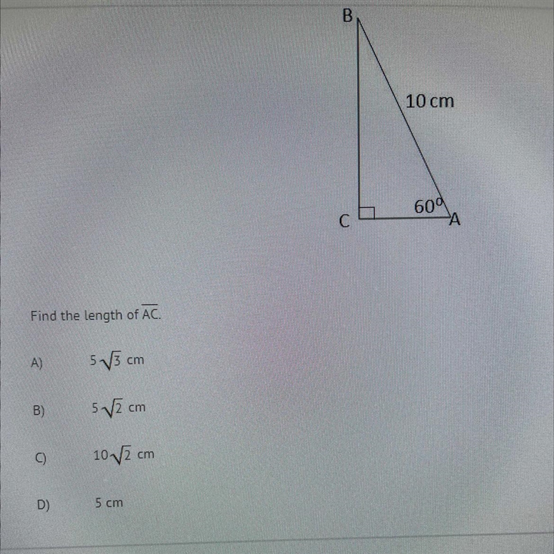 Find the length of AC-example-1