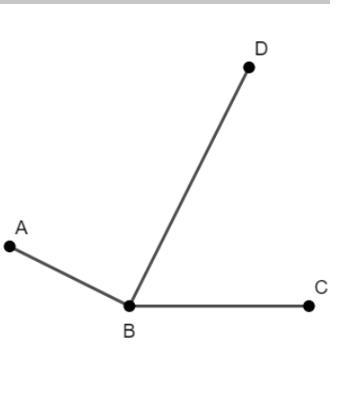 1. In the figure below ABC∡=153°, ABD∢=(5x+5)°, and DBC∢=(3x+12)°. Find the measure-example-1