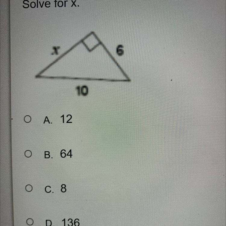 Solve for x PLS PLS PLS HELP!!-example-1