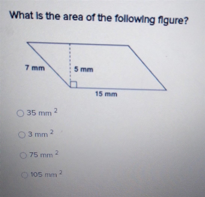 What is the area of the following figure? ​-example-1