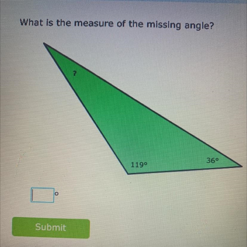 What is the measure of this angle?-example-1