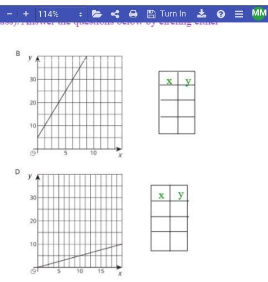 PLS HELP!! ASAP!!! PLEASE I BEGGGG ARE THEY PROPORTIONAL AND WHY ASLO WHERE DO U PUT-example-1