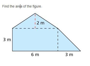 Find the area of the figure.-example-1