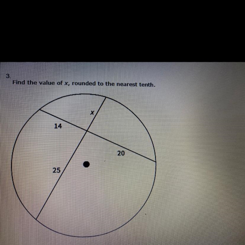 Find the value of x,rounded to the nearest tenth-example-1