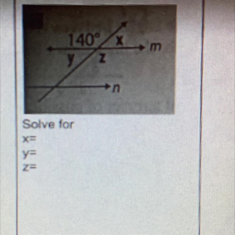 Solve for these letters X Y Z-example-1