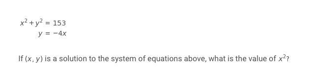 Solve for the value of X squared.-example-1