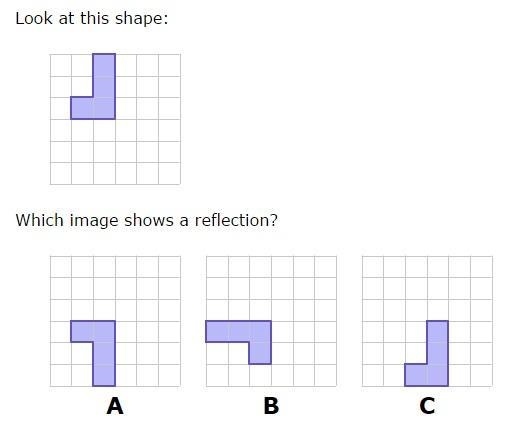 Which image shows a reflection ABC-example-1