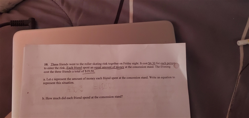 Of you give me the equation I can probably solve it but I can't figure it out PLZ-example-1