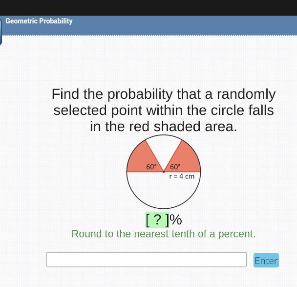 Geometric probability PLEASE HELP!-example-1