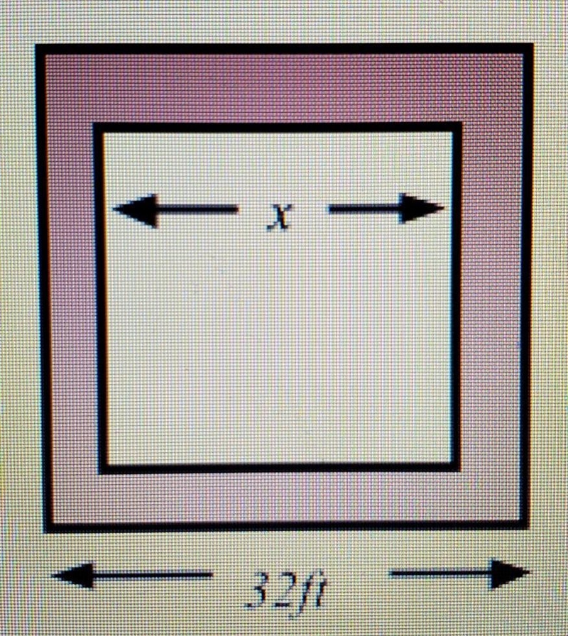 1. Write an expression for the area of the inner square and find the total area of-example-1