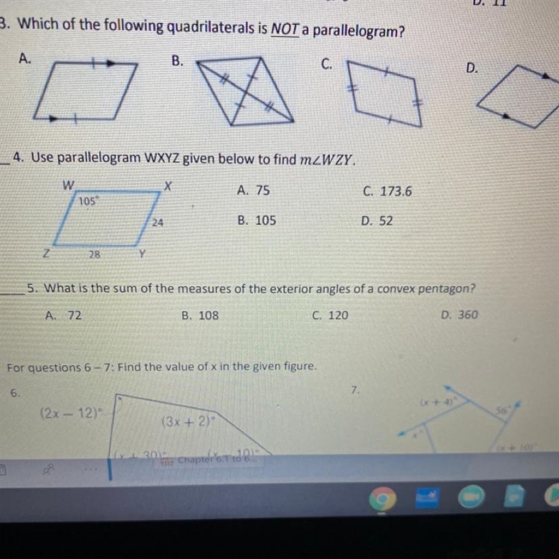 I need help with #3 & #4-example-1